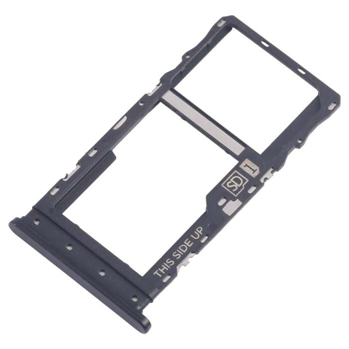 For Motorola Moto G 2022 10pcs Original SIM + Micro SD Card Tray (Black)
