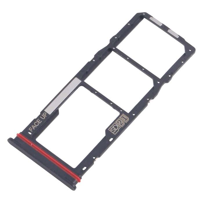 For Motorola Moto G04s 10pcs Original SIM Card Tray + SIM Card Tray + Micro SD Card Tray (Black)