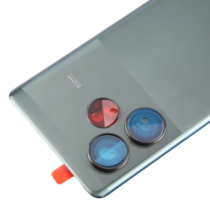 For Realme GT 6T Original Back Cover(Silver)