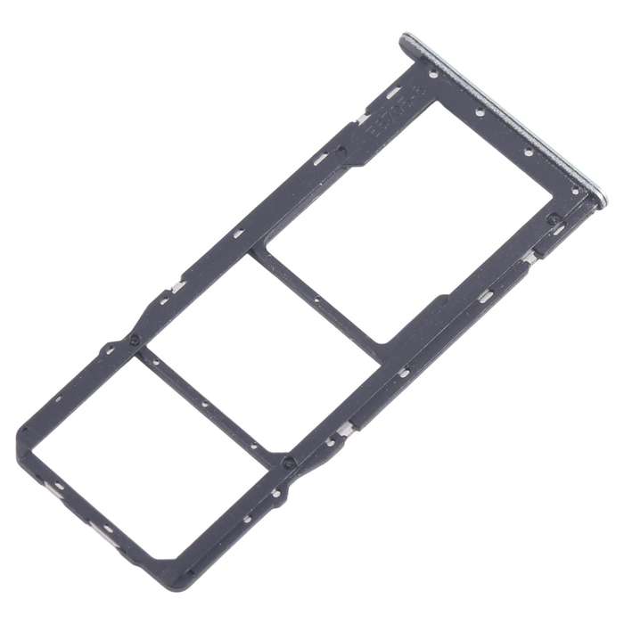 For ZTE Blade A35 SIM Card Tray + SIM Card Tray + Micro SD Card Tray (Black)