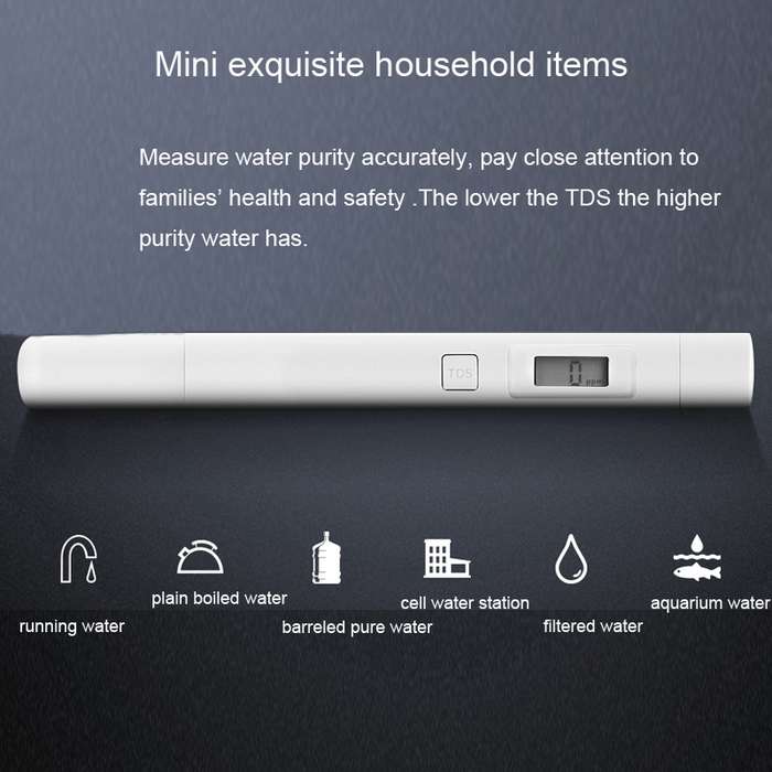 Original Xiaomi Superb Accurate Mini Exquisite Easy-to-use Water Purity Tester Water Quality TDS Tes