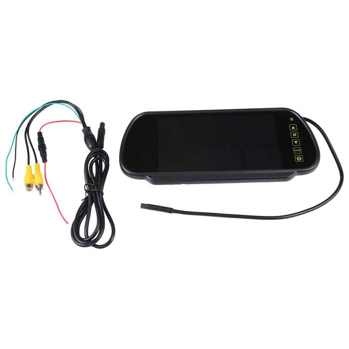 7 inch Rear View TFT-LCD Color Car Monitor , Support Reverse Automatic Screen Function