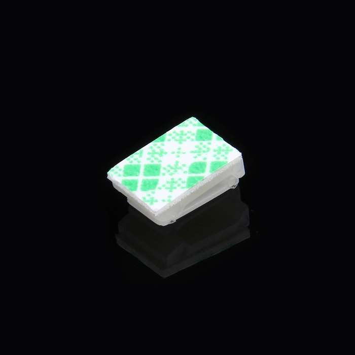 100 PCS Adhesive Backed Cable Clip Set(White)
