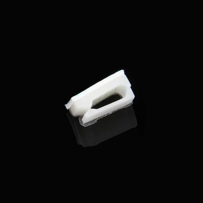100 PCS Adhesive Backed Cable Clip Set(White)