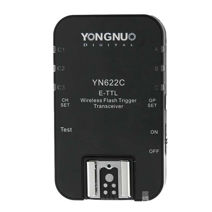 YONGNUO YN622C-KIT E-TTL Wireless Flash Trigger Controller + Transceiver Kit for Canon Camera