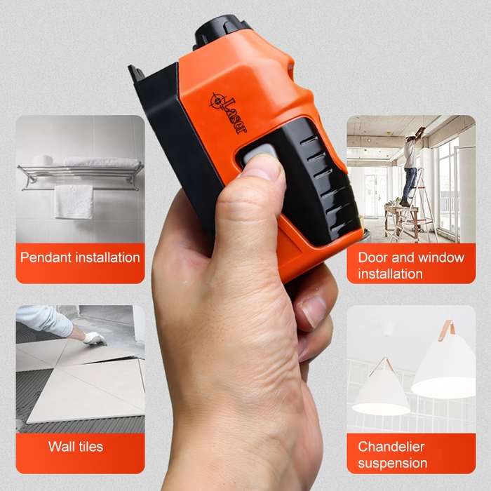 Laser Straight level meter(Orange)