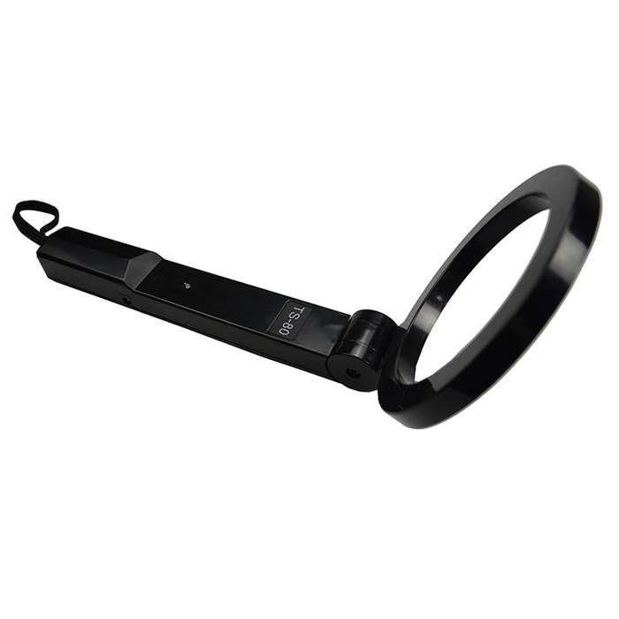 TS-80 Portable Folding Hand-Held Security Metal Detector Scanner(Black)