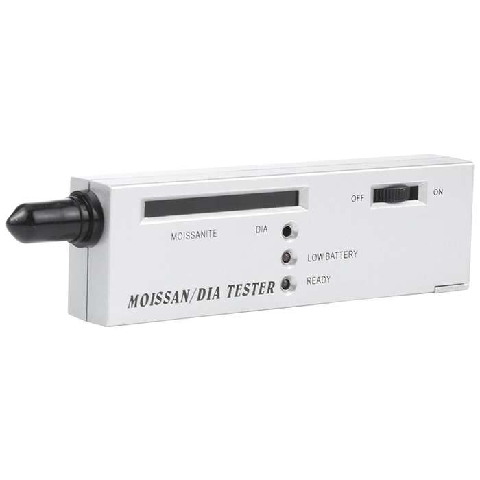 Portable Moissanite / Diamond Tester, DC 9V Battery(Silver)