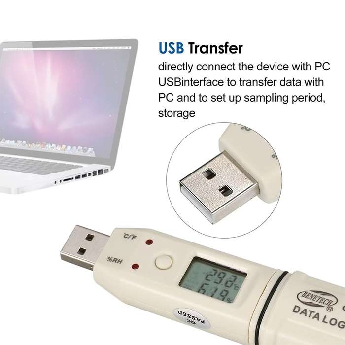 BENETECH GM1365 Digital Humidity & Temperature Data Logger