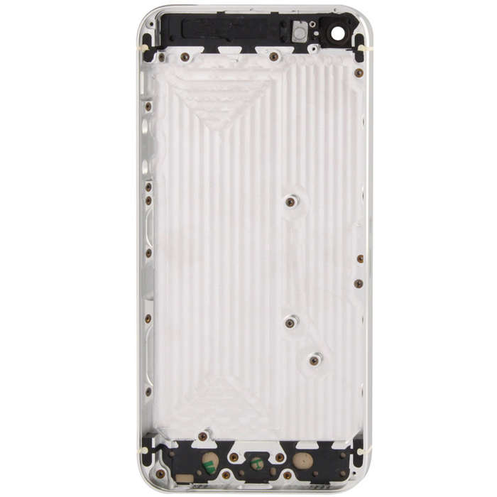 Full Housing Alloy Back Cover for iPhone 5(White)