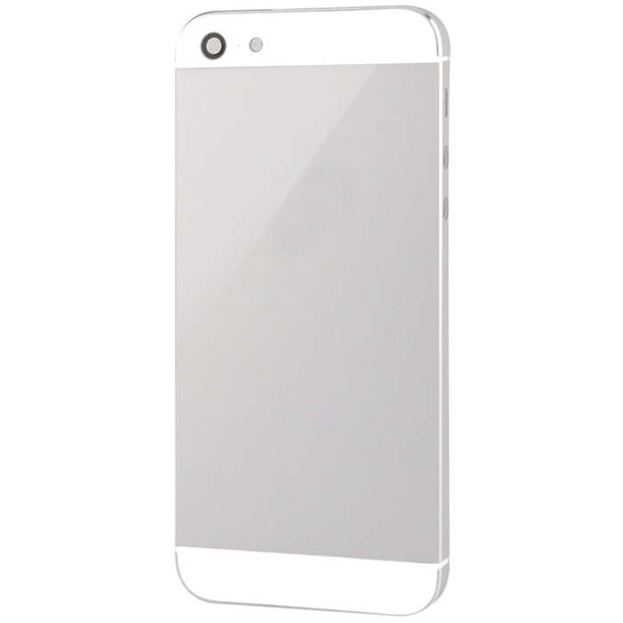 Full Housing Alloy Back Cover for iPhone 5(White)
