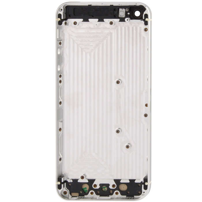 Full Housing Alloy Back Cover for iPhone 5(White)