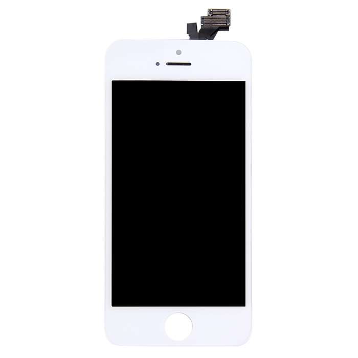 TFT LCD Screen with Frame for iPhone 5 (White)