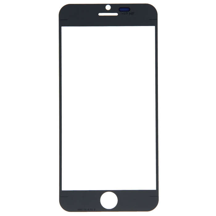 Front Screen Outer Glass Lens for iPhone 6(Black)