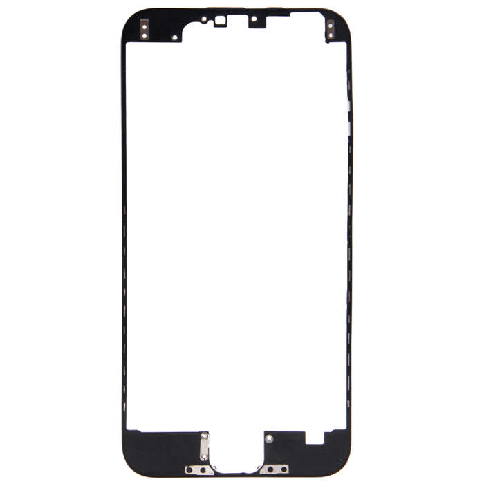 Front LCD Screen Bezel Frame for iPhone 6(Black)