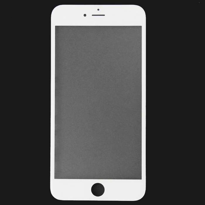 2 in 1 for iPhone 6 (Front Screen Outer Glass Lens + Frame)(White)