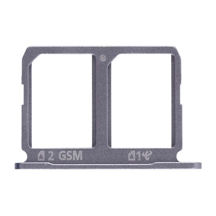 For Galaxy S6 2 SIM Card Tray (Silver)
