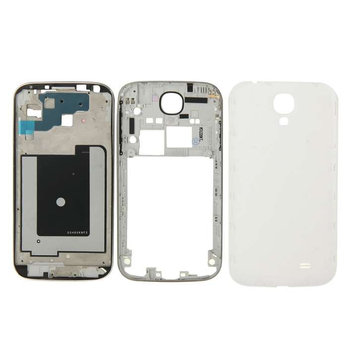 For Galaxy S4 / i337 Full Housing Faceplate Cover (White)