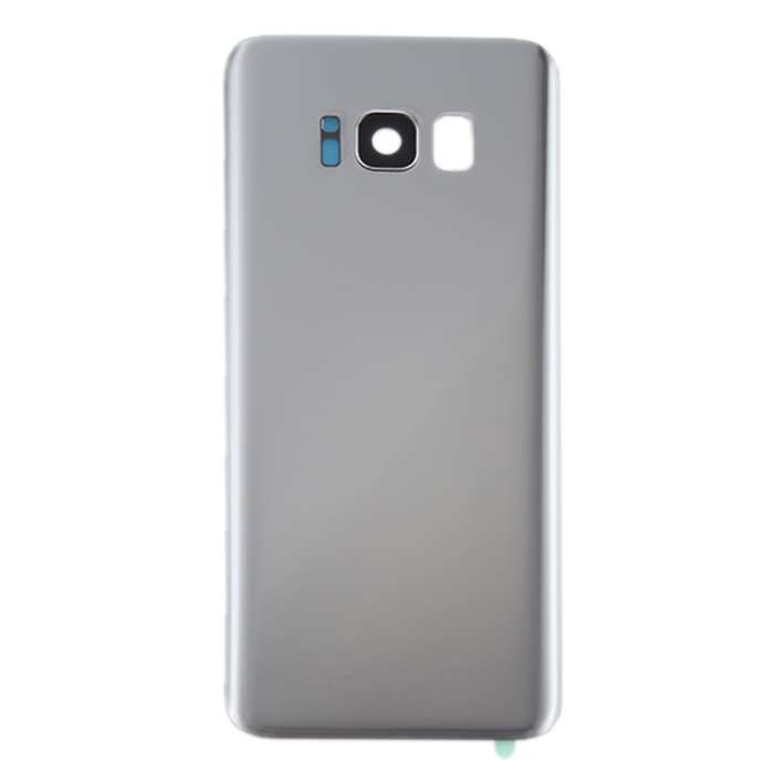 For Galaxy S8 / G950 Battery Back Cover with Camera Lens Cover & Adhesive (Black)