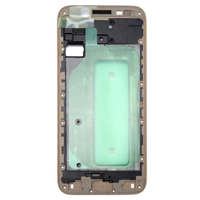 For Galaxy J730 Front Housing LCD Frame Bezel Plate(Blue)