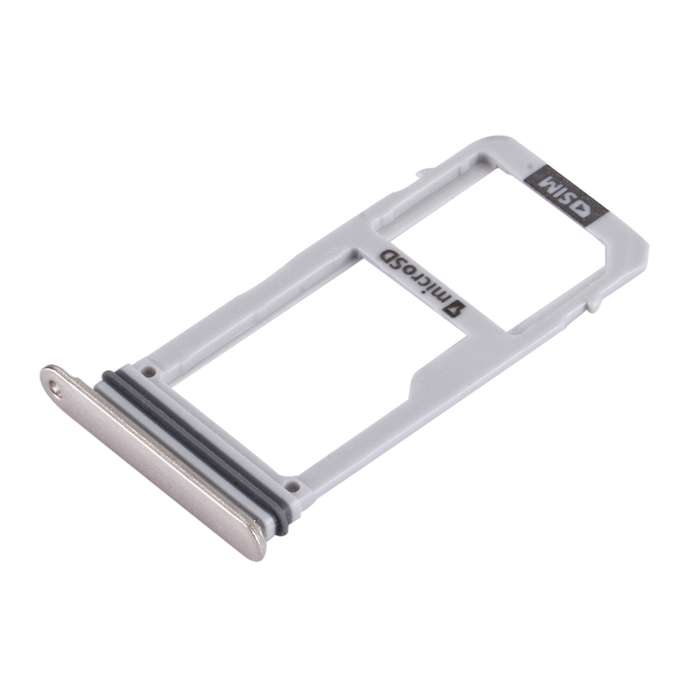 For Galaxy A3 (2017) / A320 SIM Card Tray + Micro SD Card Tray (Black)