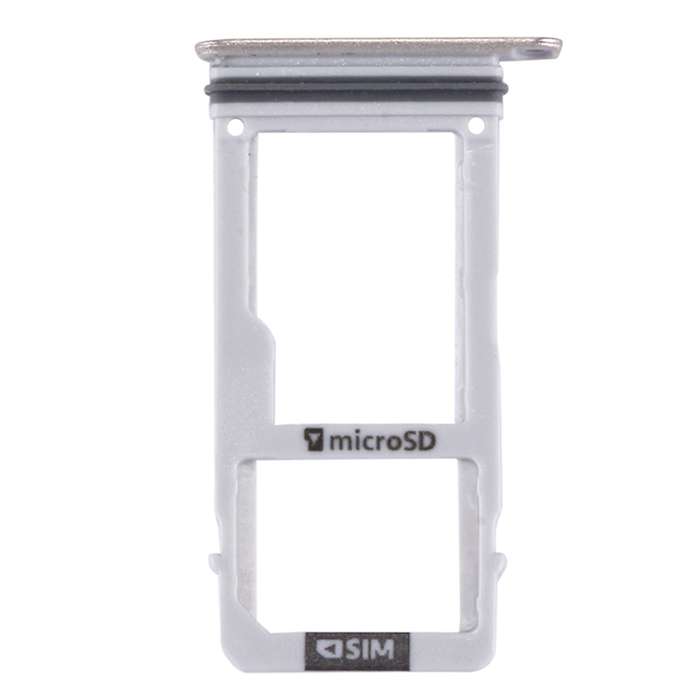 For Galaxy A3 (2017) / A320 SIM Card Tray + Micro SD Card Tray (Black)
