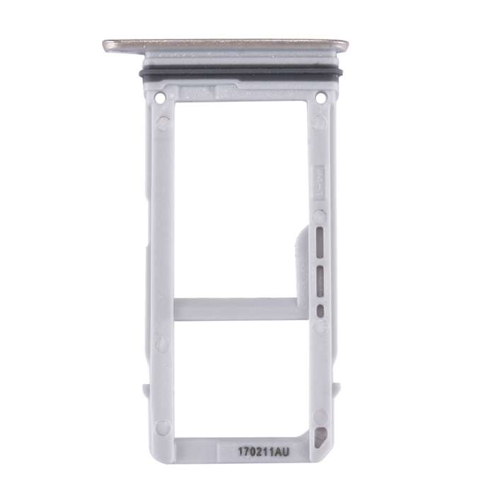 For Galaxy A3 (2017) / A320 SIM Card Tray + Micro SD Card Tray (Black)