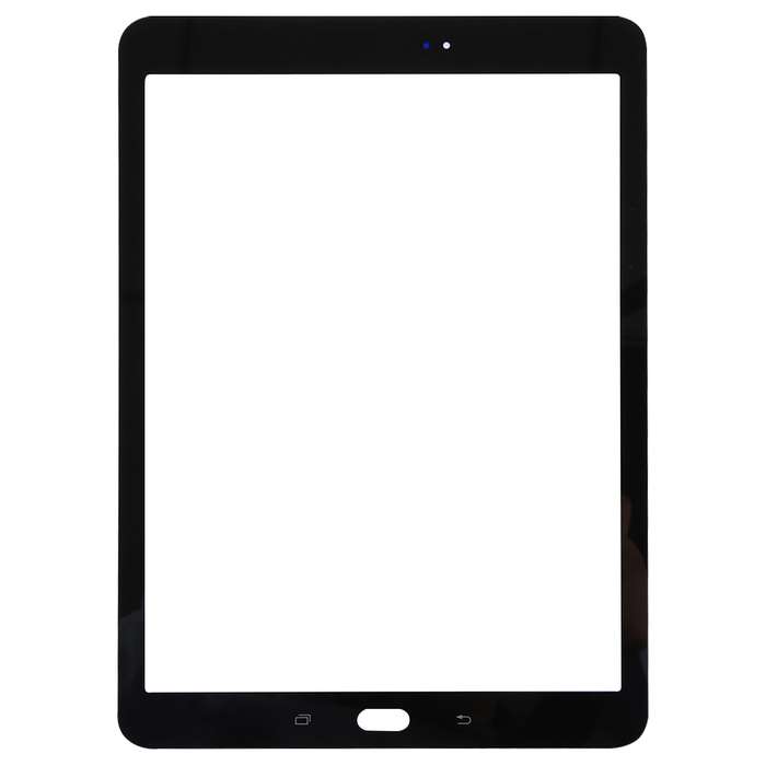 For Galaxy Tab S2 9.7 / T810 / T813 / T815 / T820 / T825 Front Screen Outer Glass Lens (Black)