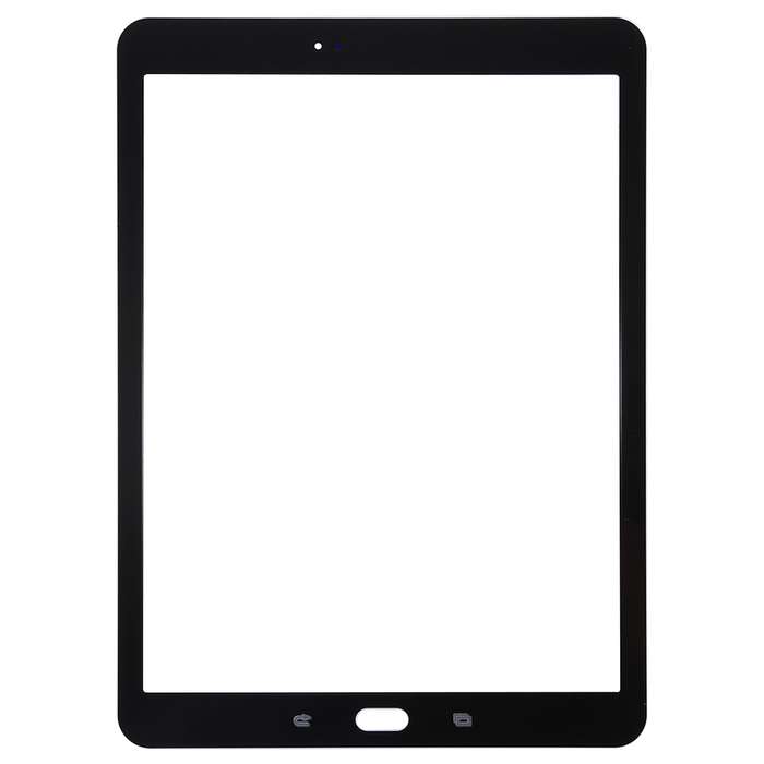 For Galaxy Tab S2 9.7 / T810 / T813 / T815 / T820 / T825 Front Screen Outer Glass Lens (Black)