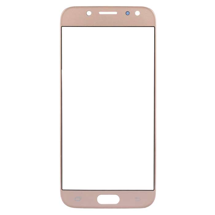 For Galaxy J3 (2017) / J330 Front Screen Outer Glass Lens (Black)