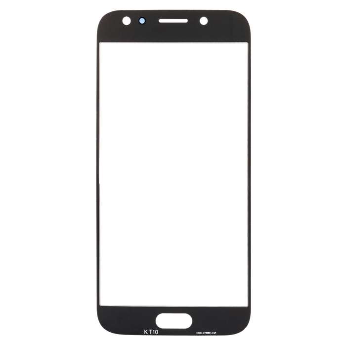 For Galaxy J3 (2017) / J330 Front Screen Outer Glass Lens (Black)