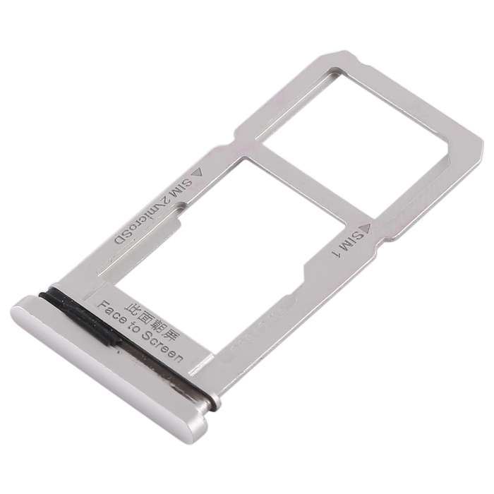 For OPPO R15 SIM Card Tray + SIM Card Tray / Micro SD Card Tray (Black)