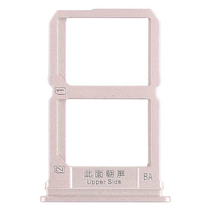 For Vivo X9 2 x SIM Card Tray (Rose Gold)
