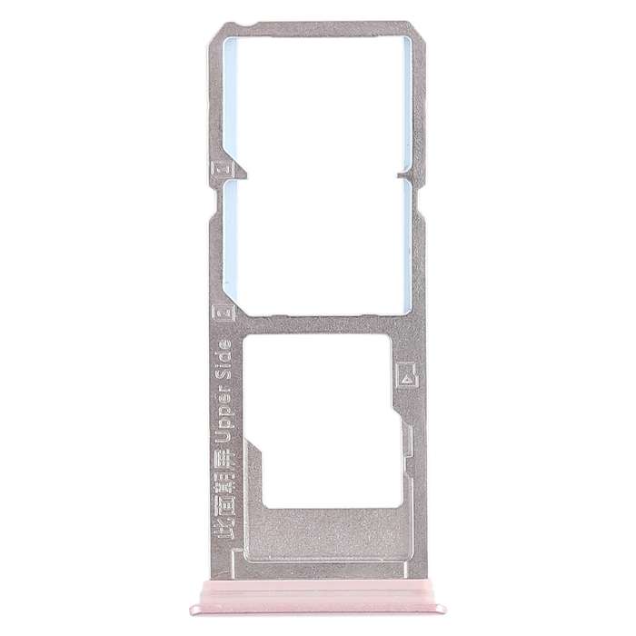 For Vivo Y79 2 x SIM Card Tray + Micro SD Card Tray (Gold)