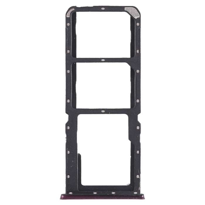 For OPPO A7x / F9 / F9 Pro / Realme 2 Pro 2 x SIM Card Tray + Micro SD Card Tray (Black)