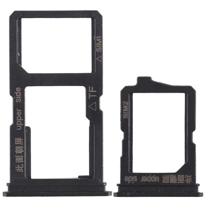 For Vivo Y66 2 x SIM Card Tray + Micro SD Card Tray (Rose Gold)