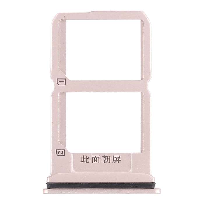 For Vivo X9s Plus 2 x SIM Card Tray (Black)
