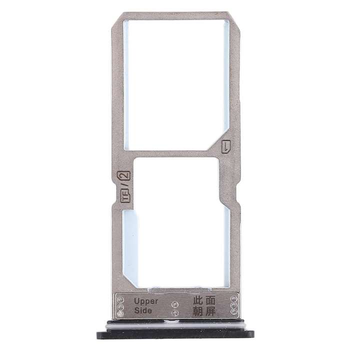 For Vivo Y67 SIM Card Tray + SIM Card Tray / Micro SD Card Tray (Black)