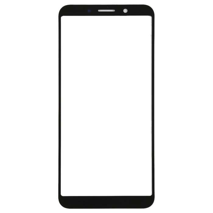 For OPPO A1 Front Screen Outer Glass Lens (Black)