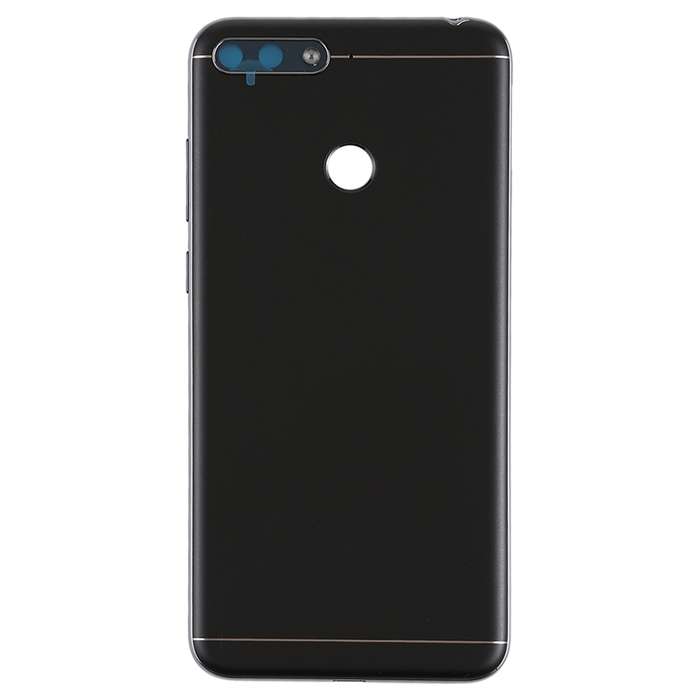Back Cover with Side Keys & Camera Lens for Huawei Honor Play 7A(Black)