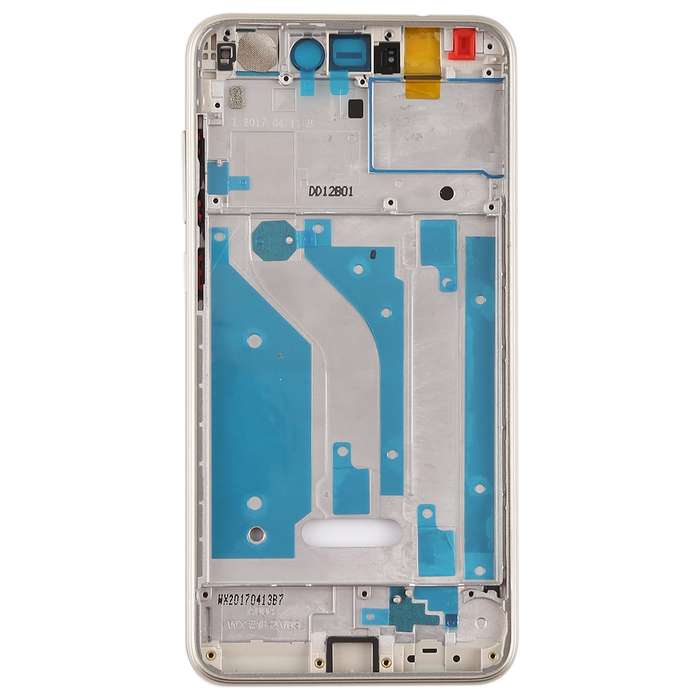 Middle Frame Bezel Plate with Side Keys for Huawei Honor 8 Lite(Black)