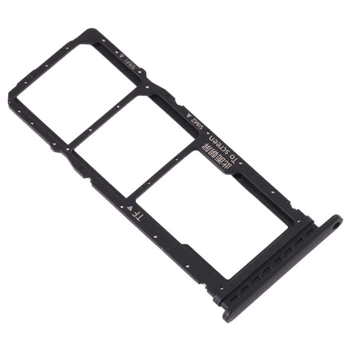 SIM Card Tray + SIM Card Tray + Micro SD Card Tray for Huawei Honor Play 3 (Black)