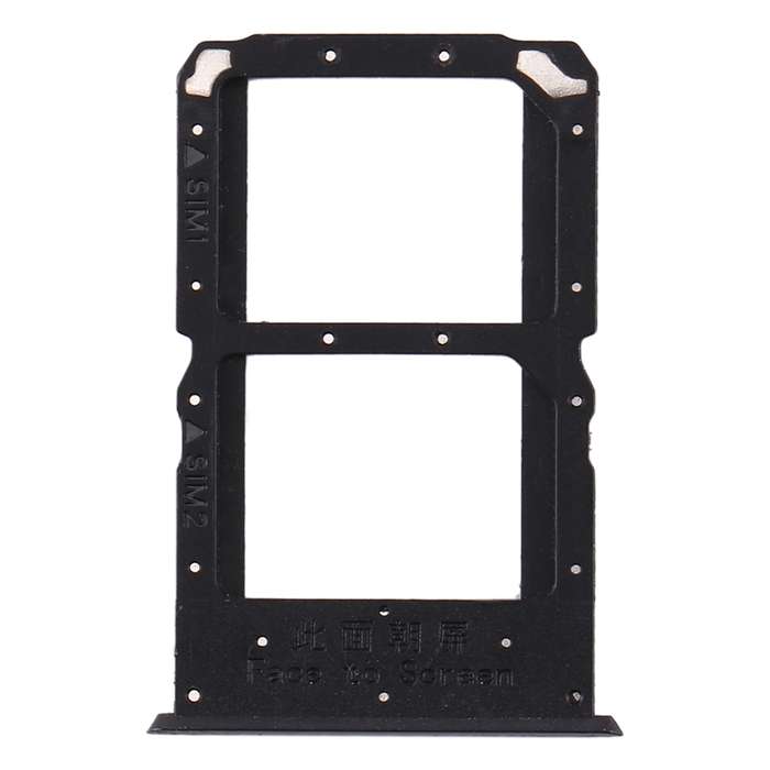For OPPO Reno Z SIM Card Tray + SIM Card Tray (Black)