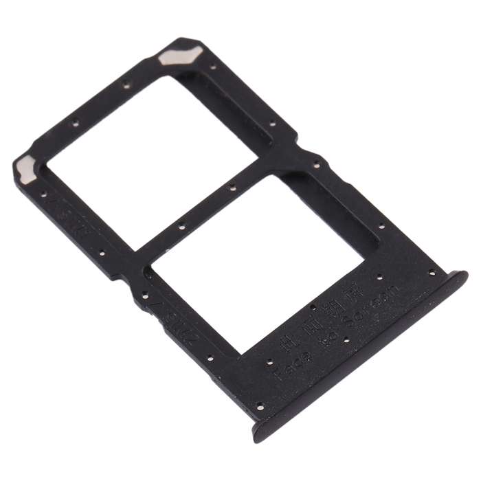 For OPPO Reno Z SIM Card Tray + SIM Card Tray (Black)