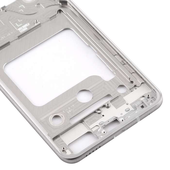 Front Housing LCD Frame Bezel Plate for LG V35 ThinQ (Silver)