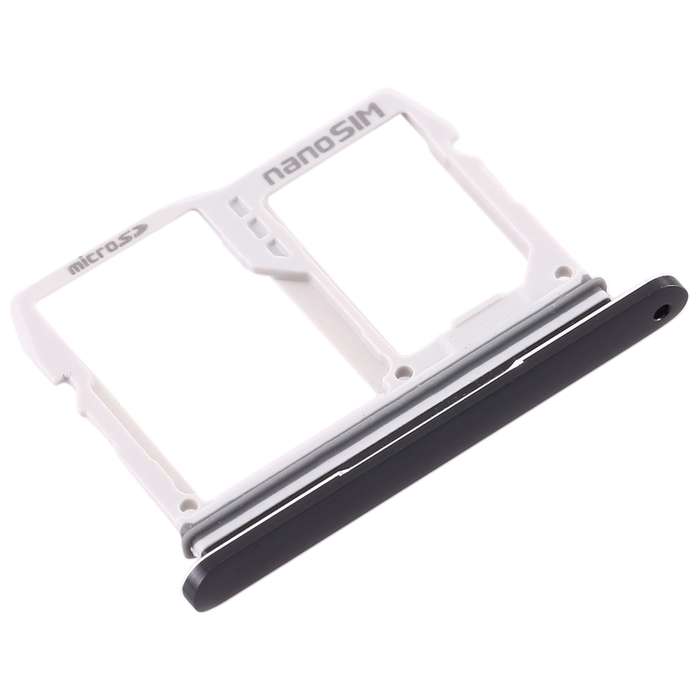 SIM Card Tray + Micro SD Card Tray for LG V50 ThinQ 5G(Black)
