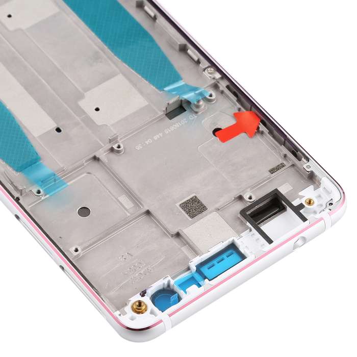 Front Housing LCD Frame Bezel Plate for Nokia 3.1 TA-1049 TA-1057 TA-1063 TA-1070 (White)