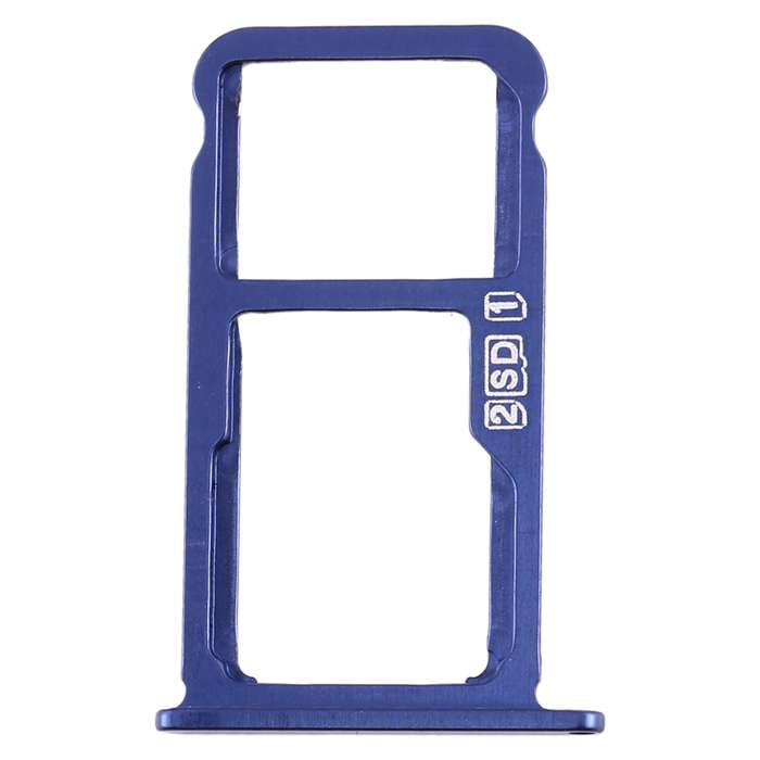 SIM Card Tray + SIM Card Tray / Micro SD Card Tray for Nokia X7 / 8.1 / 7.1 Plus / TA-1131(Blue)