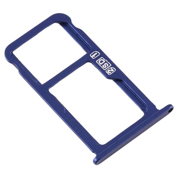 SIM Card Tray + SIM Card Tray / Micro SD Card Tray for Nokia X7 / 8.1 / 7.1 Plus / TA-1131(Blue)