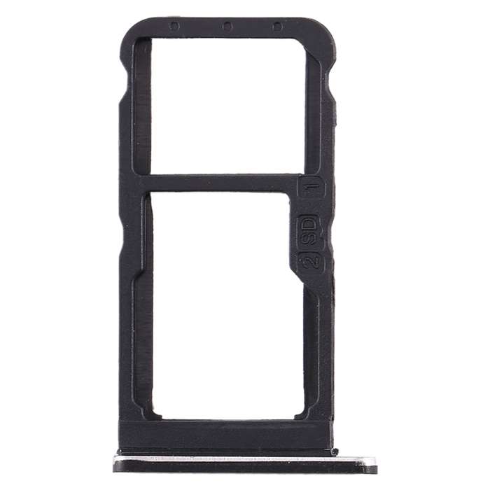 SIM Card Tray + SIM Card Tray / Micro SD Card Tray for Nokia 7 TA-1041 (Black)